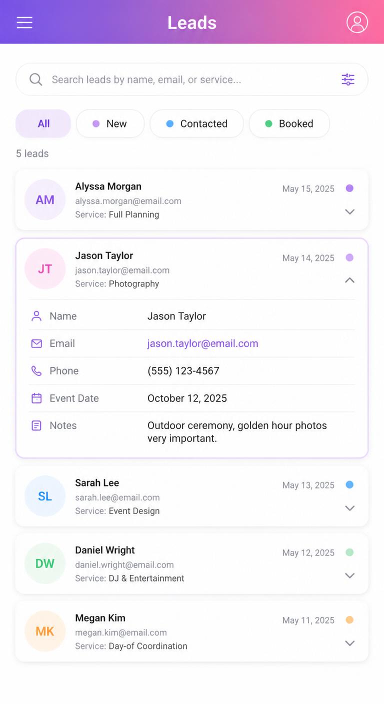 Client Lead Forms